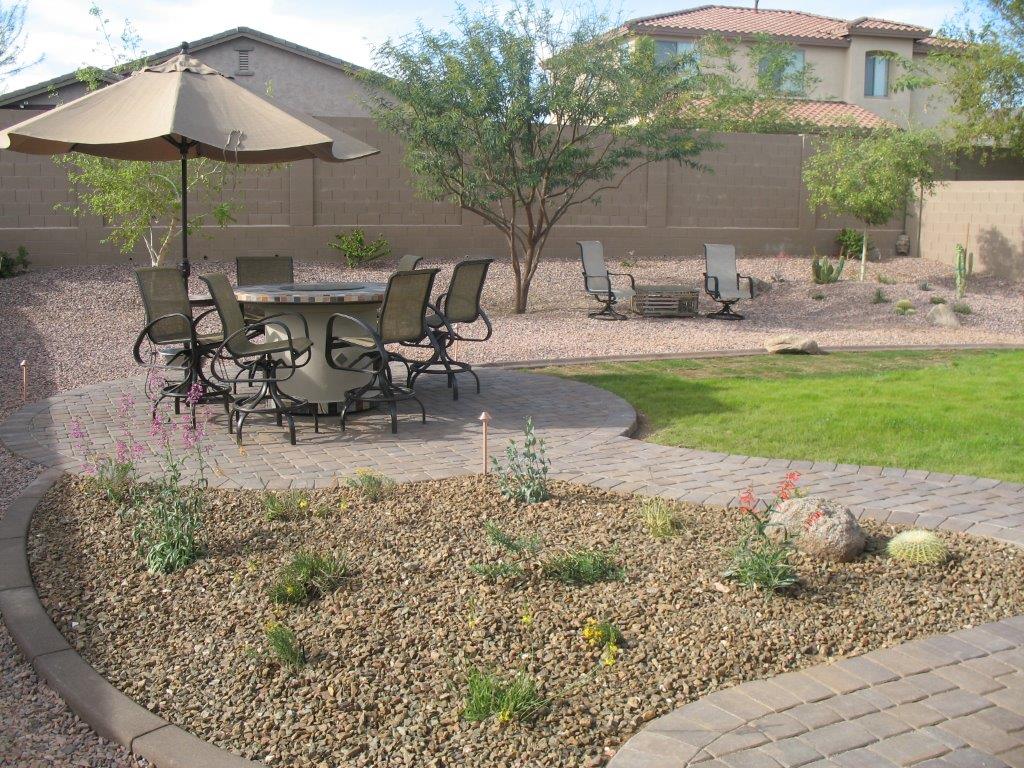 Paver Walkway And Patio